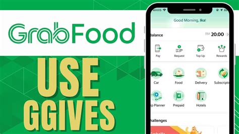 ggives grabfood|How to use GGives .